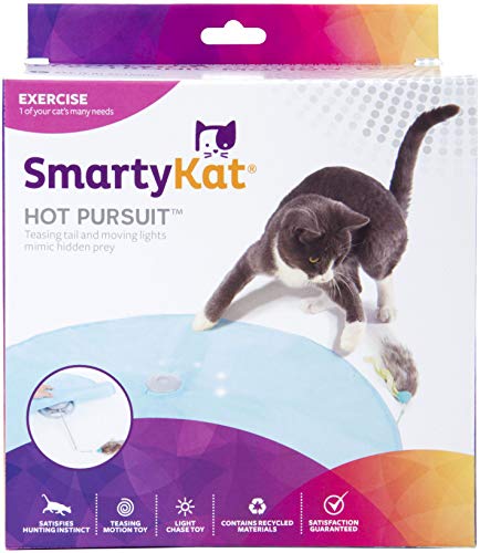 SmartyKat Race 'N Chase Mouse Juguete para gato con movimiento electrónico