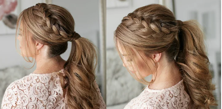 French Braids Ponytail hairstyle