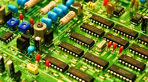 Premium Photo | Circuit motherboard detail electronic componentsmicro chips  capacitors or resistorst echnology