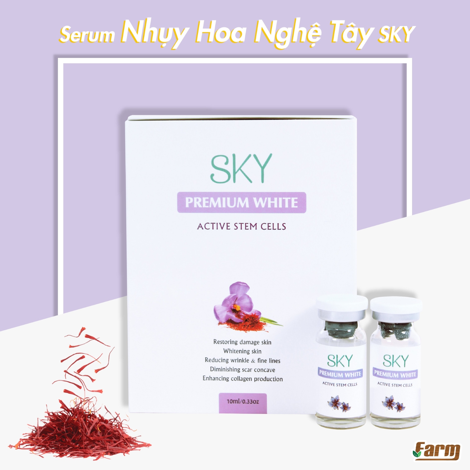 ​Siêu Serum Nhụy Hoa Nghệ Tây SKY