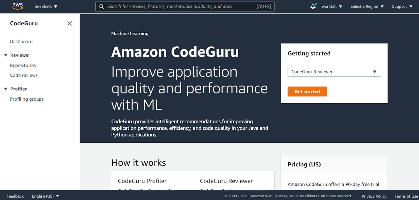 How to raise code quality for python applications using Amazon CodeGuru?