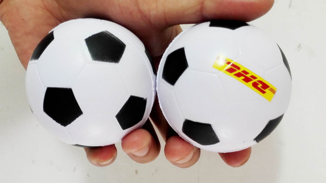 stress ball printed DHL logo as wholesale gift items shop near me