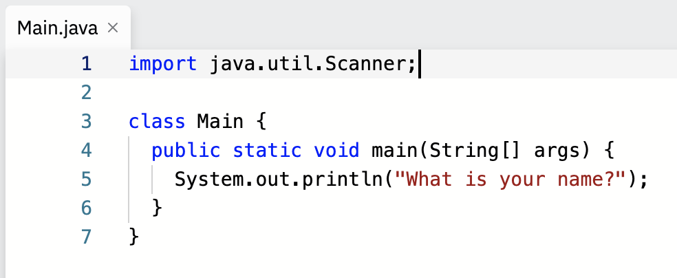 Add a response in Java