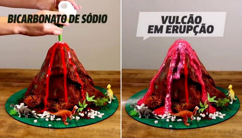 Experiência do vulcão em erupção: como fazer e a incrível ...