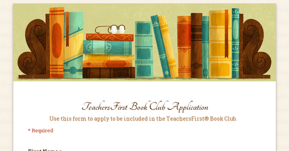 TF Book Club Application