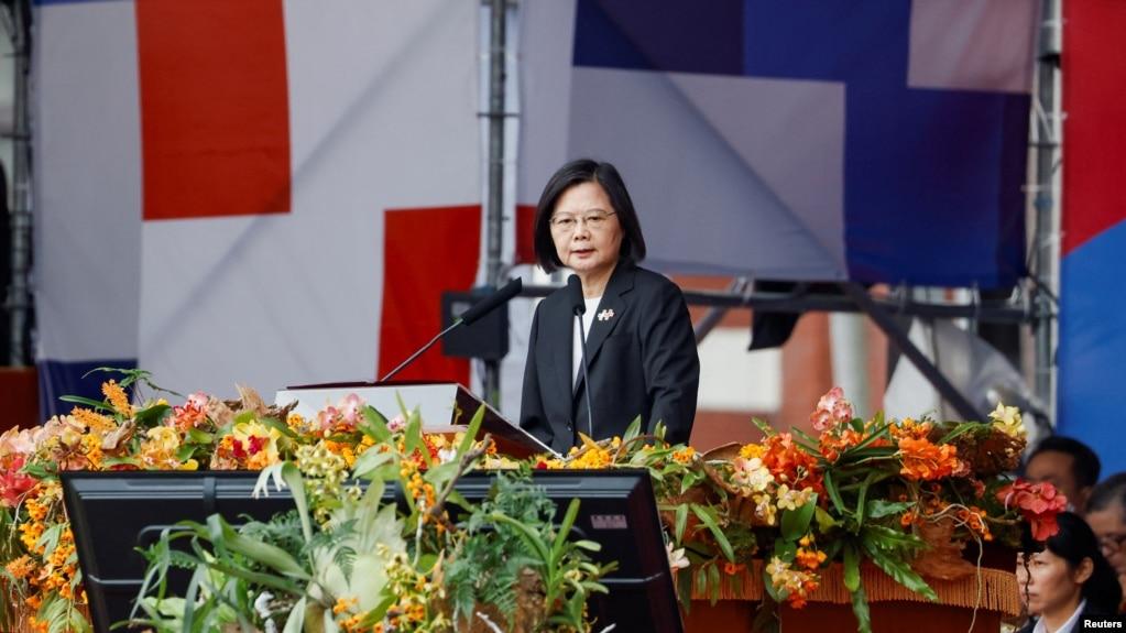 Tổng thống Đài Loan Thái Anh Văn phát biểu nhân ngày Quốc khánh 10/10.