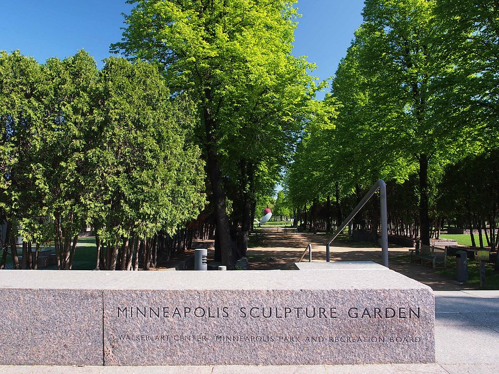 Entrance to the Minneapolis Sculpture Garden.