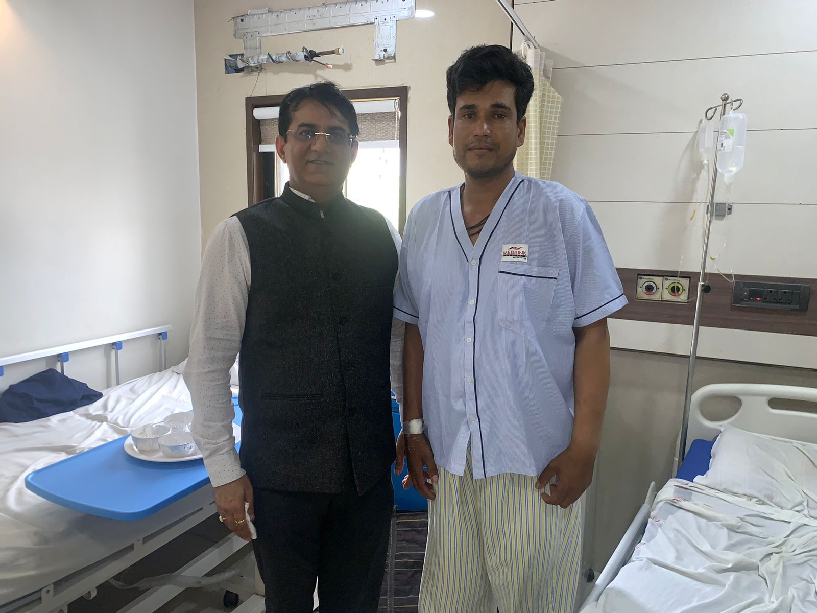 Dr. Avinash Tank with NET patient 