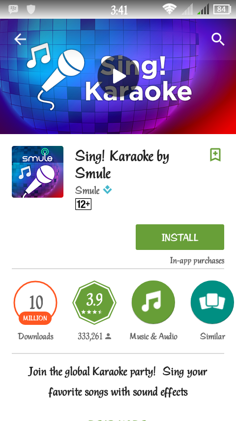 Smule Aplikasi keren untuk menyimpan suara dan video1