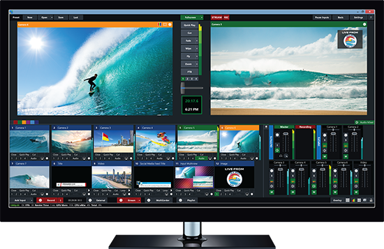 VMix Software Video App for Church Streaming Software Screenshot
