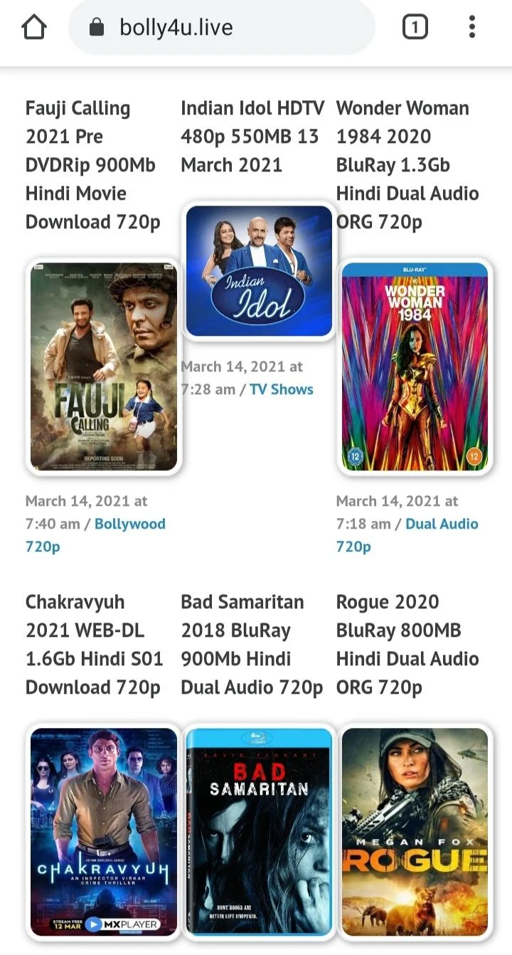 Latest Bollywood movies