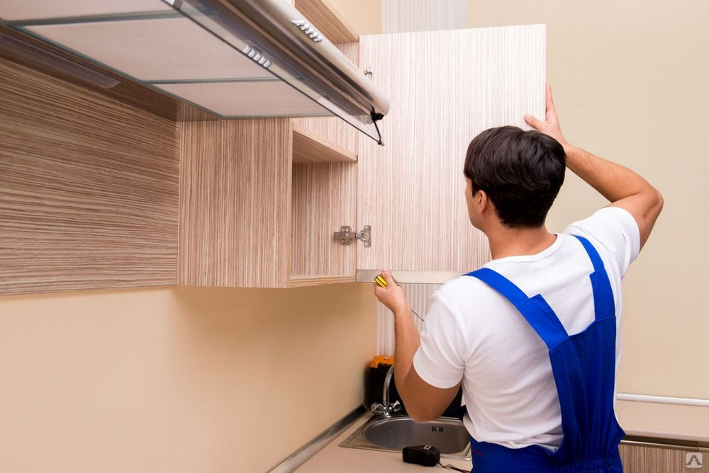 Как снять кухонный шкаф со стены видео