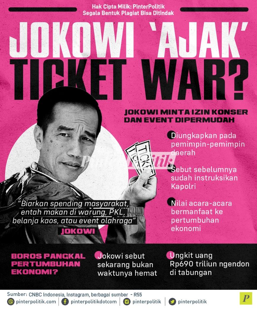 Jokowi Ajak Ticket War