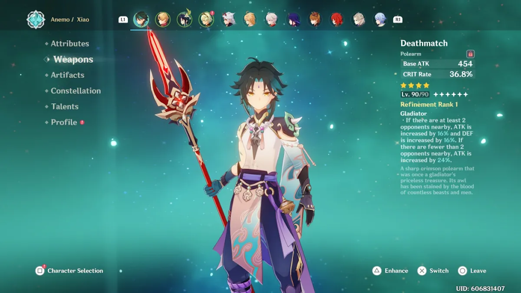 【ไกด์เกม】Genshin Impact วิธีปั้นตัวละคร Xiao (เซี่ยว) แนะนำอุปกรณ์และปาตี้ที่เหมาะสม