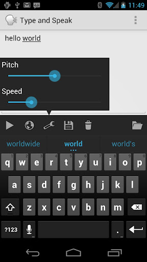 Type and Speak apk