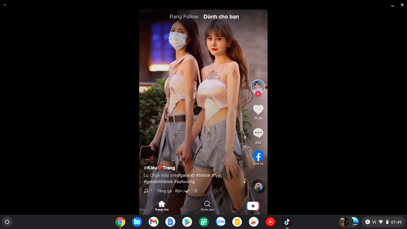 tiktok on chrome os