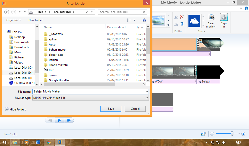 Cara Membuat Film Menggunakan Movie Maker
