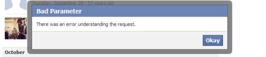 Facebook Error