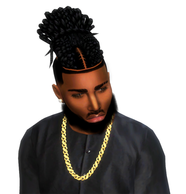 Male Ponytails & Updo Hair: Sims 4 CC & Mods (List)