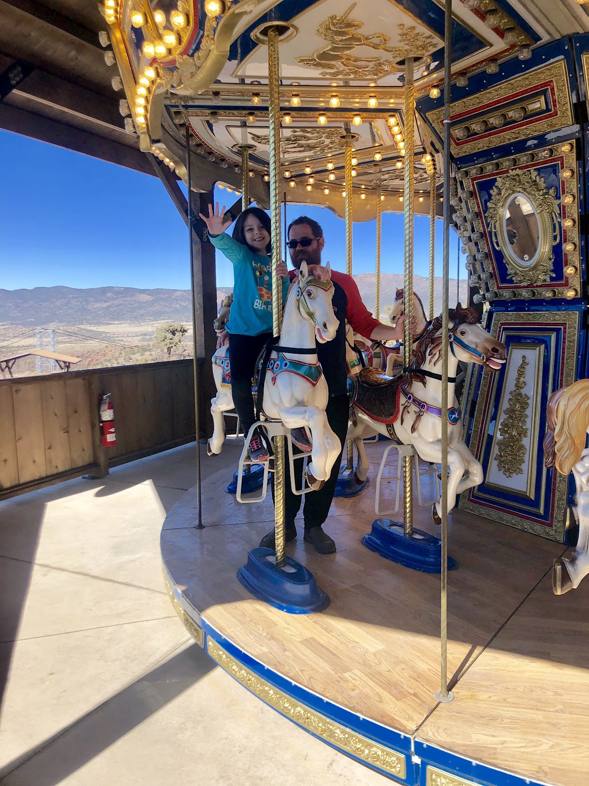 carousel family time in Colorado