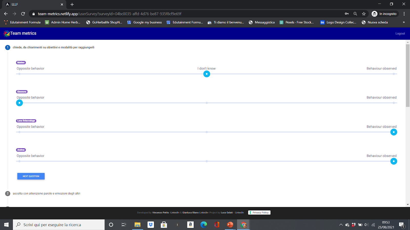 Immagine che contiene testo, screenshot, monitor, interni  Descrizione generata automaticamente