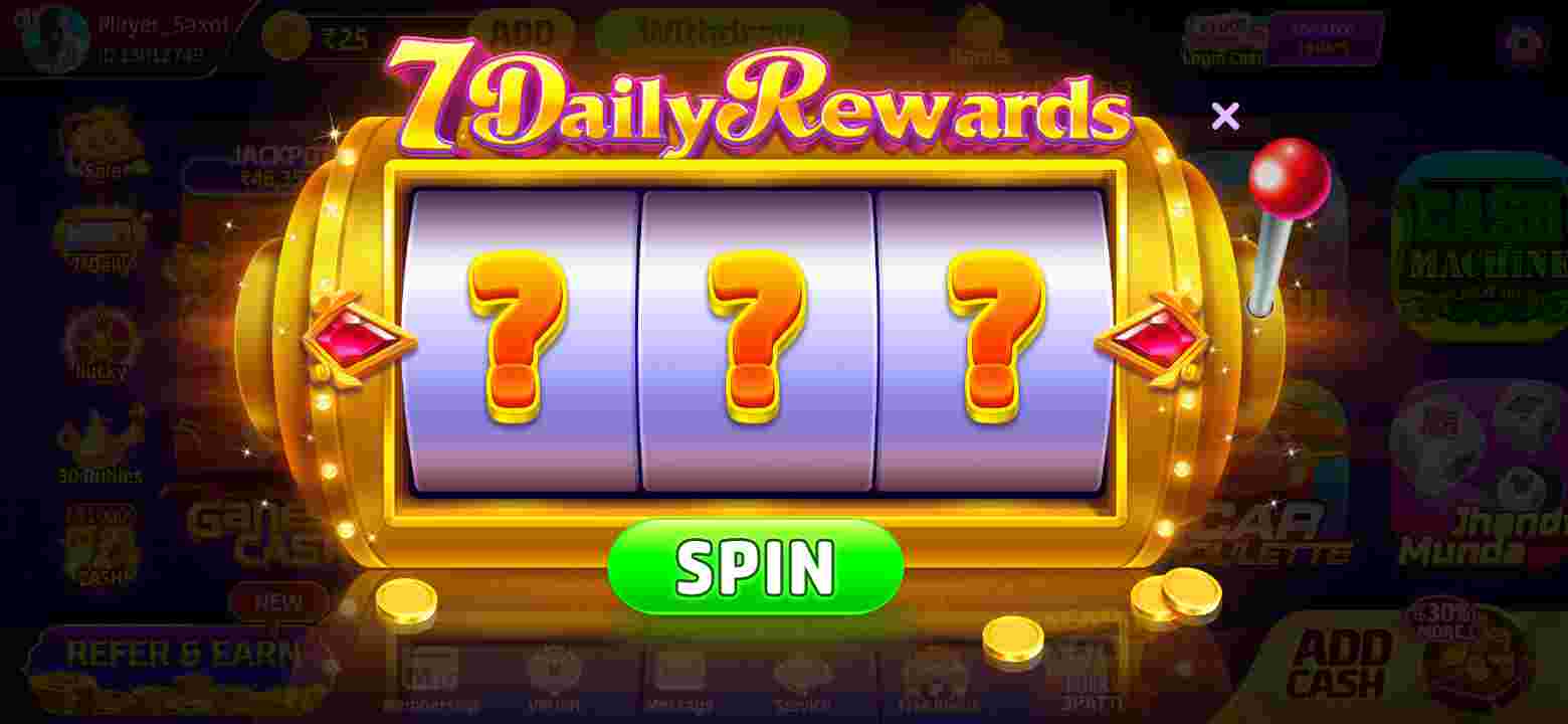 7Daily Rewards