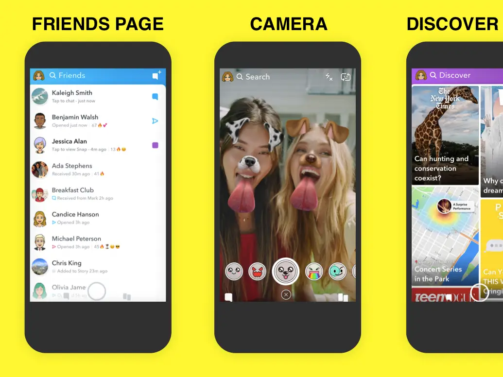 snapchat-pages