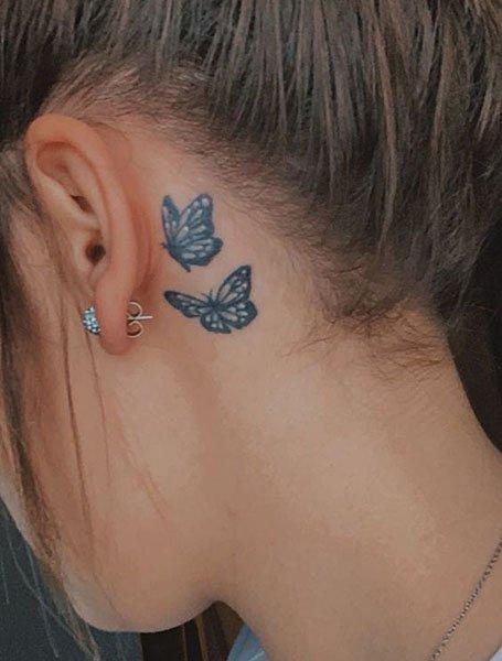 Behind The Ear Tattoo