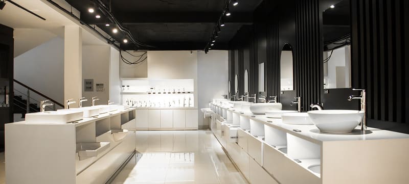 showroom thiết bị vệ sinh đẹp - Crystal Design TPL