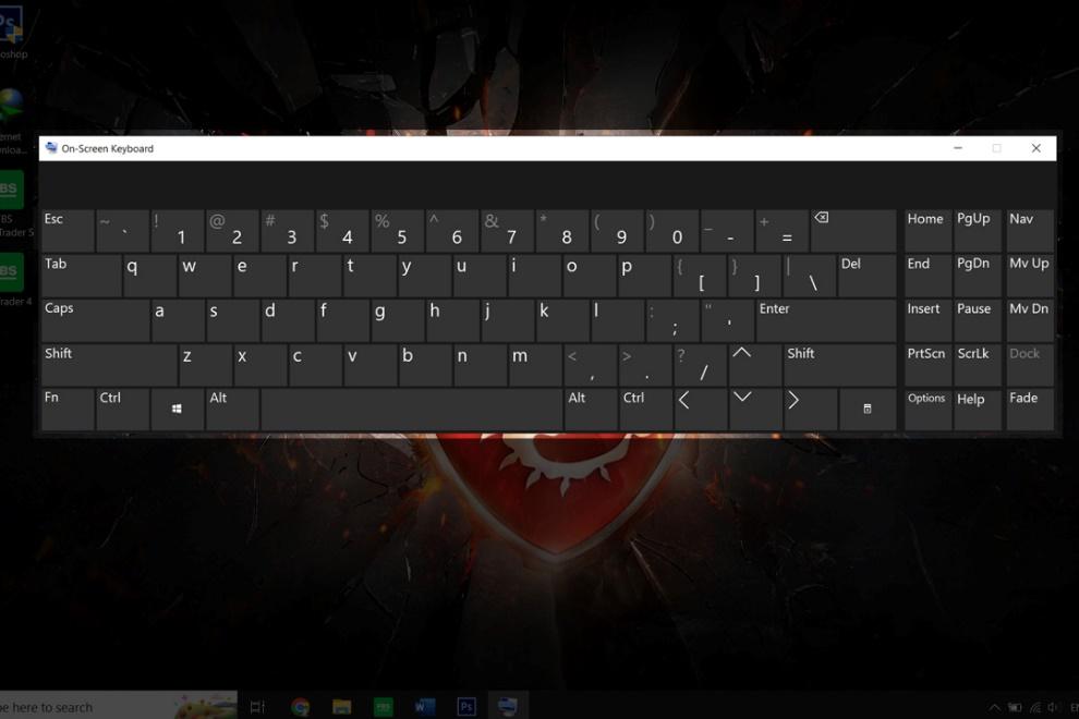 cara memunculkan keyboard di laptop