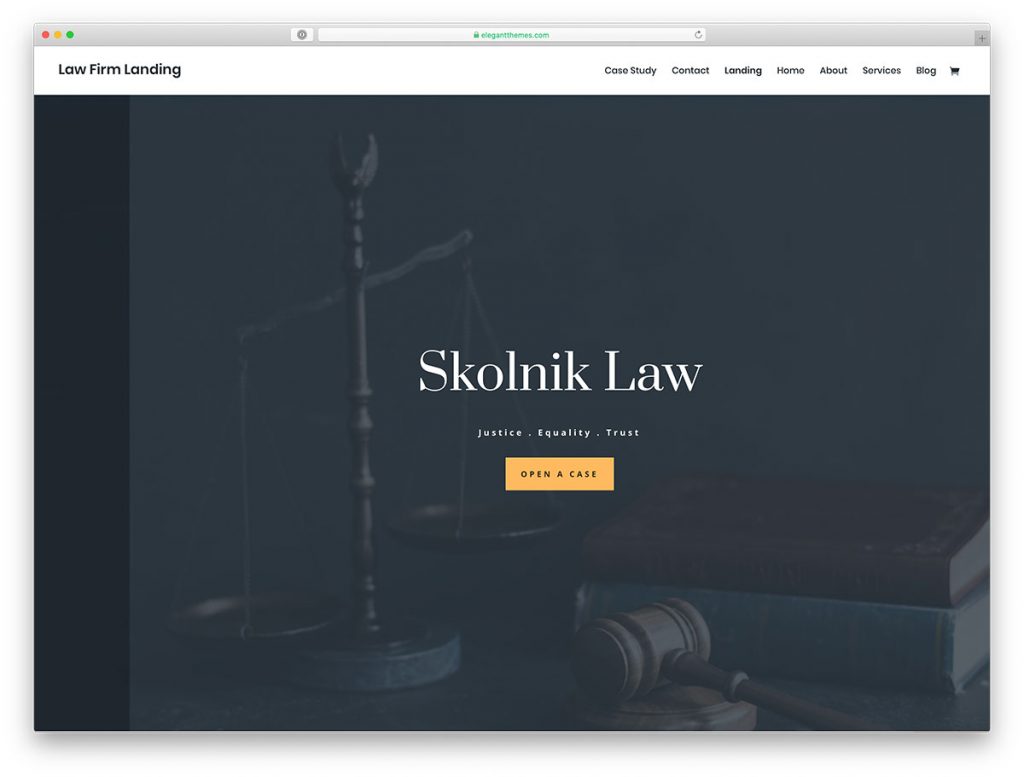 tema de WordPress para abogados
