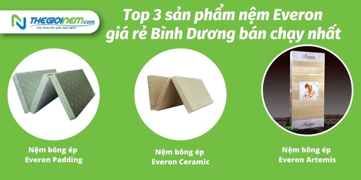 Đại lý nệm Everon chính hãng giá rẻ Bình Dương | Thegioinem.com