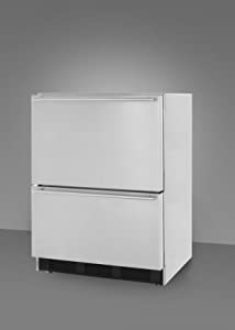 9. Summit Professional SP6DS2DOS 24 Outdoor Double-Drawer Refrigerator 5.4 cu. ft. Capacity