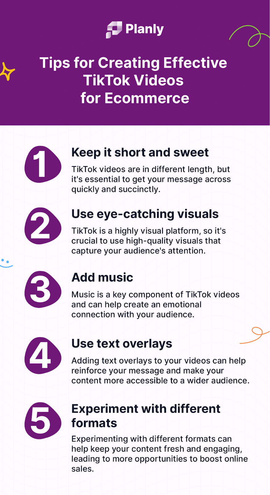 Tips for creating effective TikTok videos for eCommerce