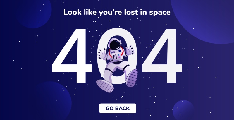 Add custom 404 page before launching the site