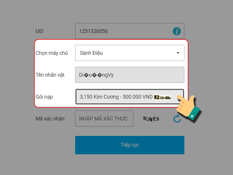 Nhân vật game của bạn