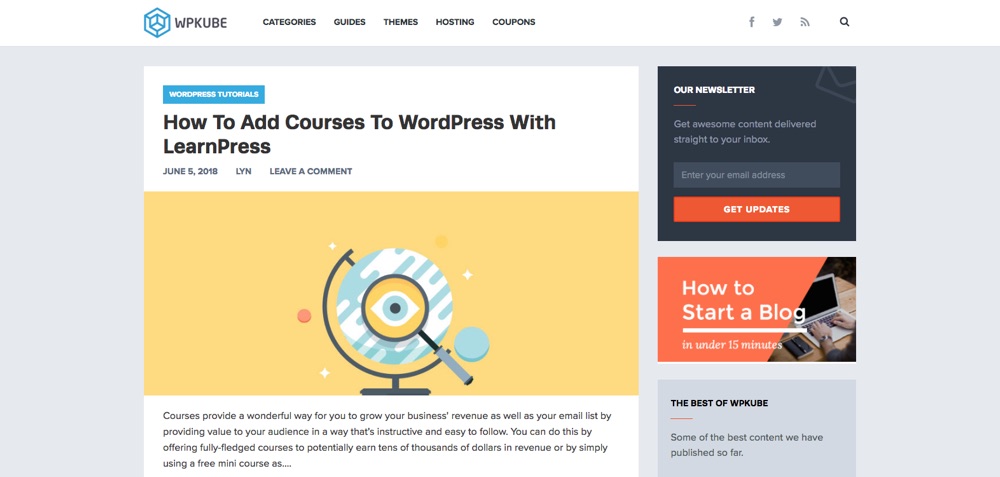 Blogs WordPress que você deve seguir - WPkube