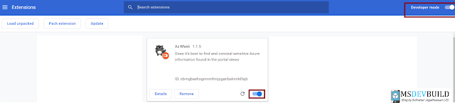 Azure secrets content mask for presentations and screen recordings