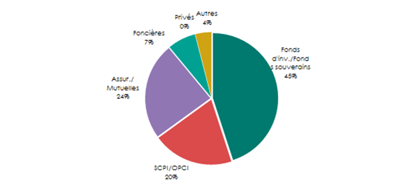 Graphique types d'investisseurs immobiliers en France