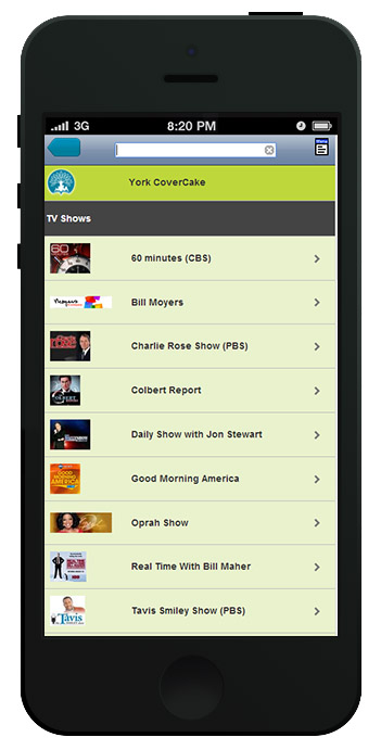 Access an Interactive Demo of the York County Libraries' App York County Libraries' CoverCake Case Study