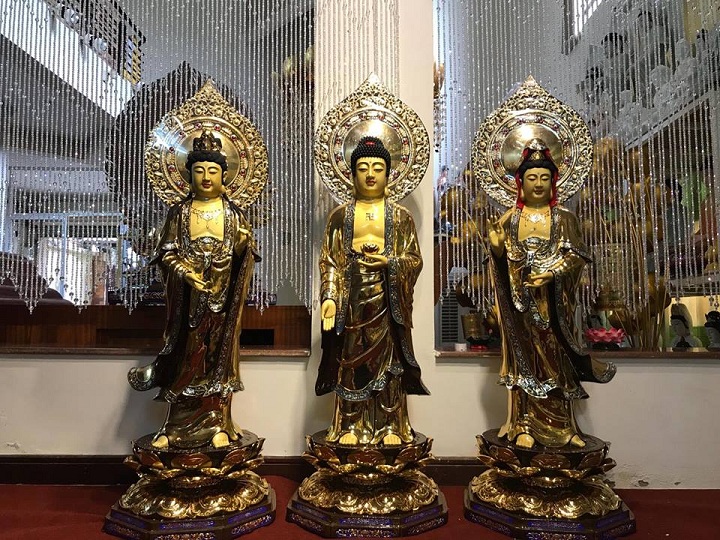 Tam Thế Phật là bộ tượng được nhiều gia đình lựa chọn