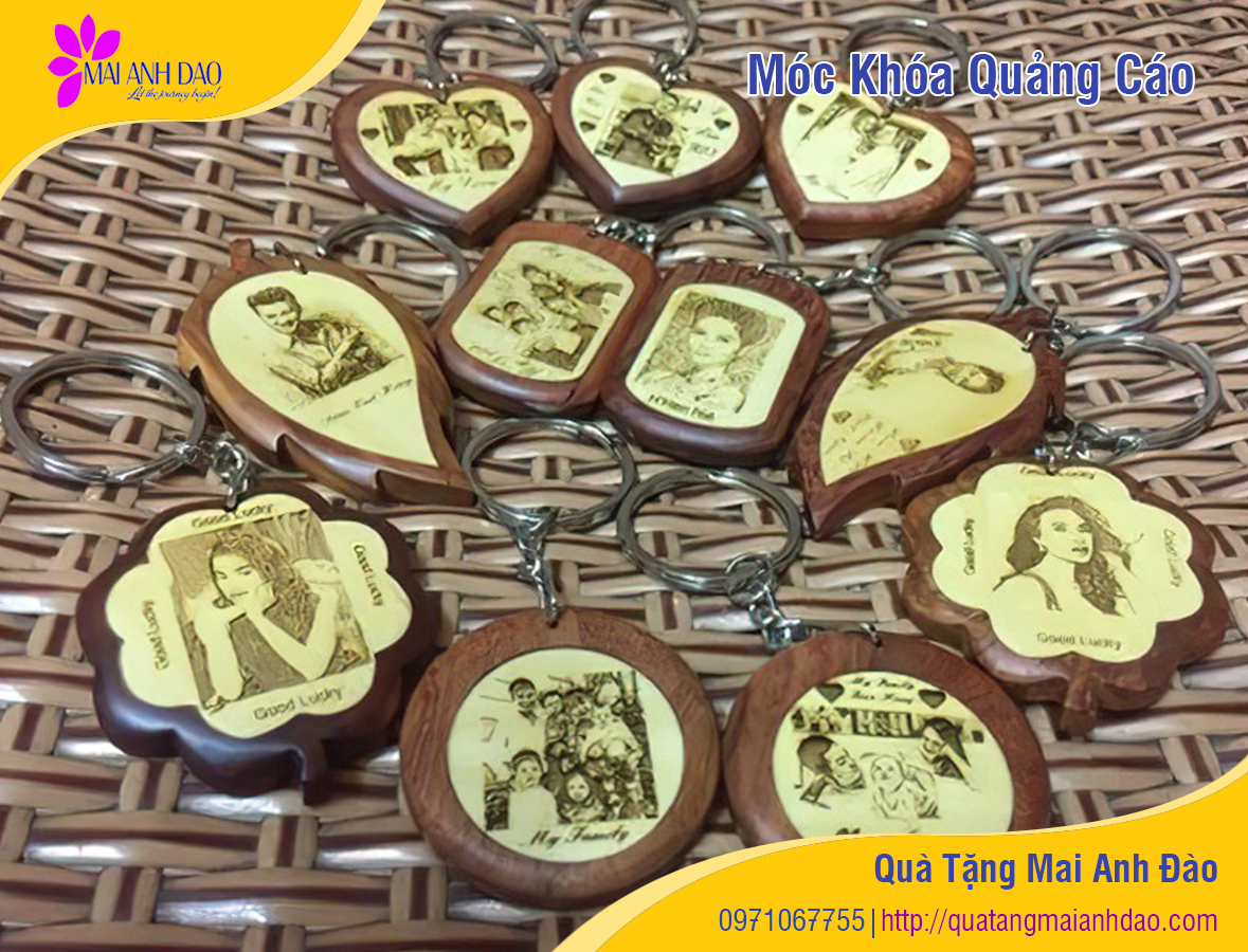 Móc khóa quảng cáo nhận diện thương hiệu