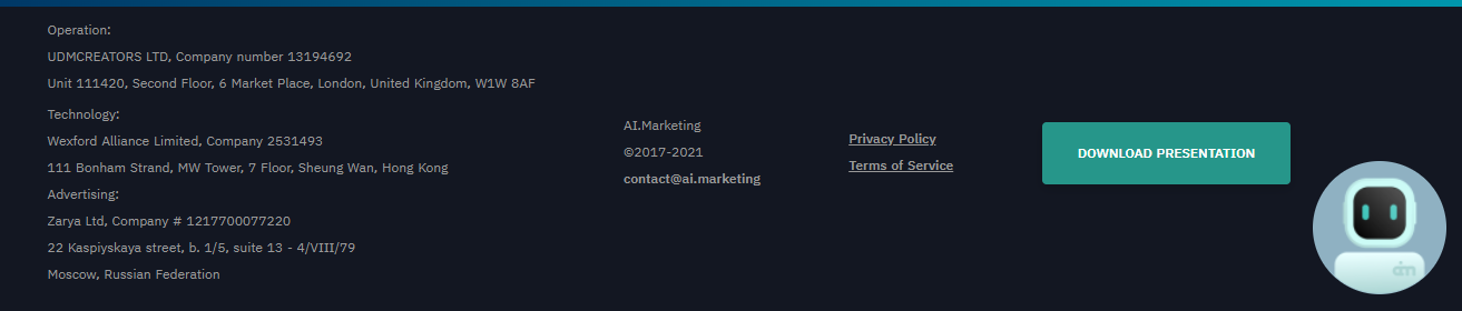 is ai marketing a scam ai marketing review footer details