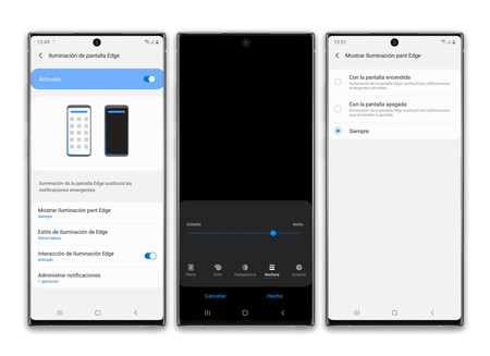 Samsung Galaxy Note 10 Plus Lighting Edge Settings