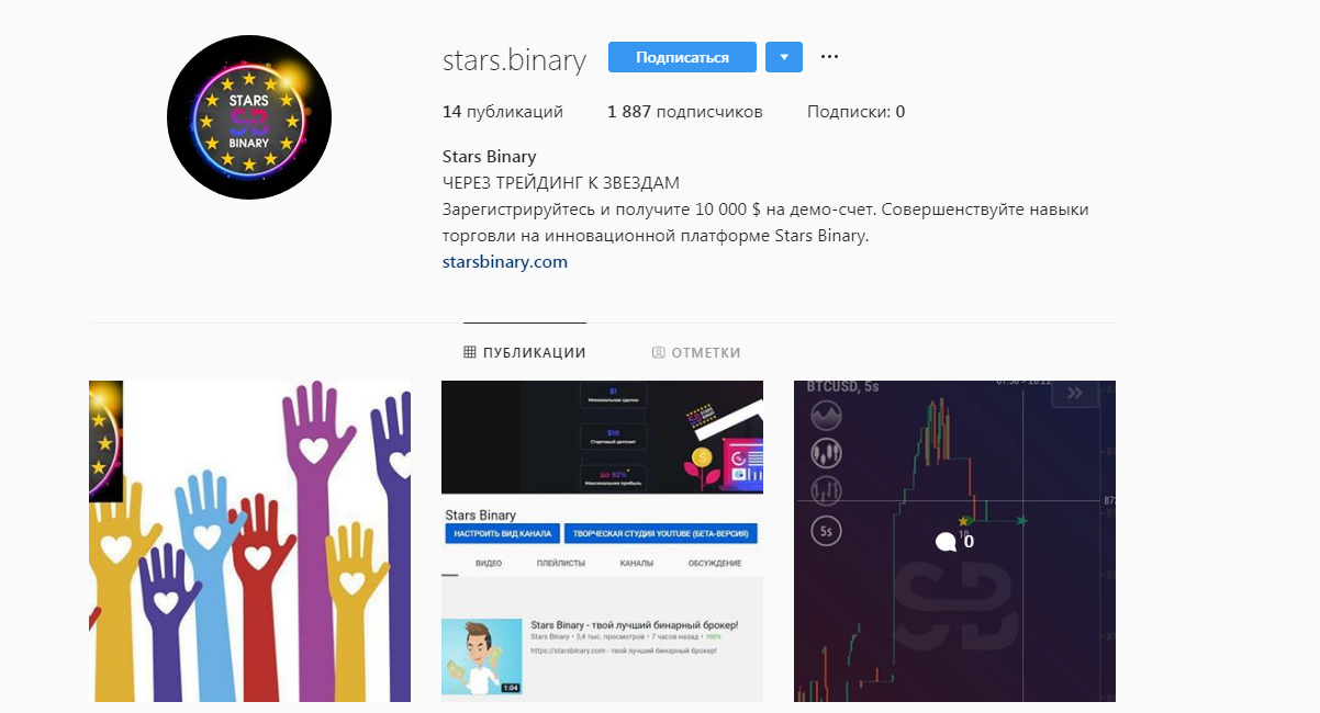 Stars Binary: детальный обзор брокера бинарных опционов и отзывы клиентов