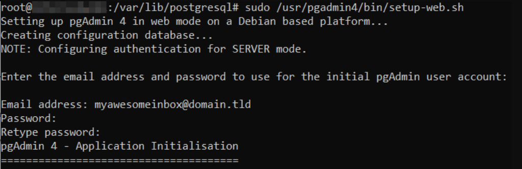 Instalar pgAdmin