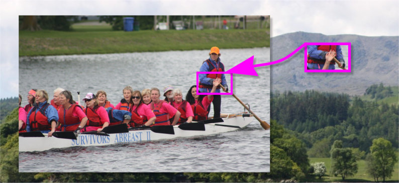 Look for these small picture snippets within the larger images in the Paddlers for Life Windermere website picture galleries. Which gallery did you find them in?