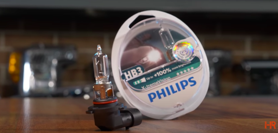 Is 100w halogen brighter than LED? - Philips HB3