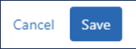 Buttons showing prominent main button in blue button form, with less prominent button shown in blue text with no border