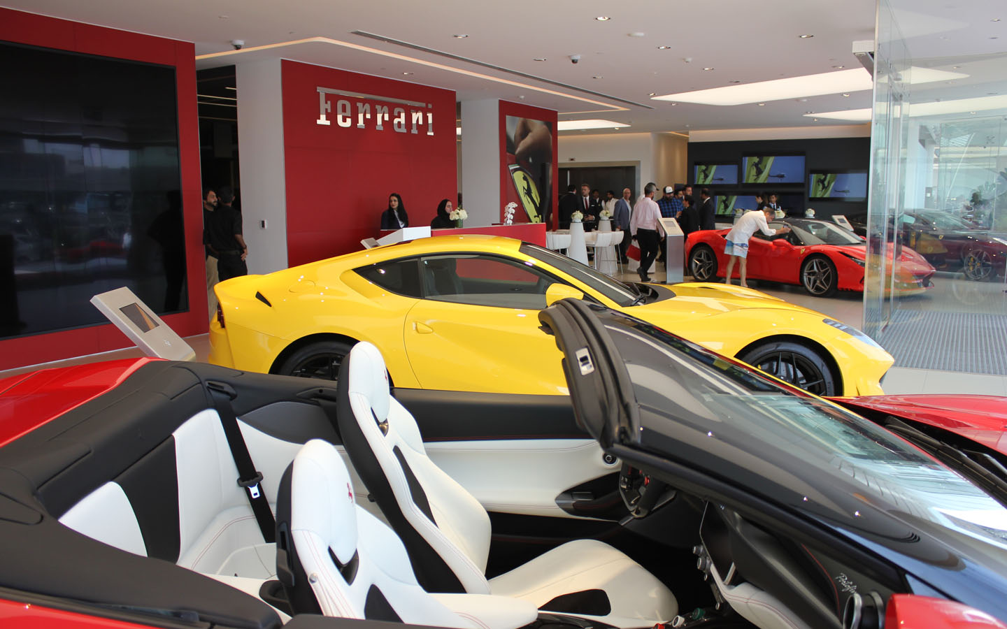 Ferrari showrooms in Dubai